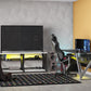 Genesis Gaming TV Stand for TVs up to 70 Inch with LED Lights - White