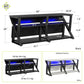 Genesis Gaming TV Stand for TVs up to 70 Inch with LED Lights - White
