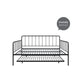 Aaron Metal Twin Daybed and Twin Trundle Set - Black - Full
