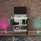 Genesis Standing Gaming Desk Arcade Stand - White