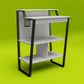 Genesis Standing Gaming Desk Arcade Stand - White