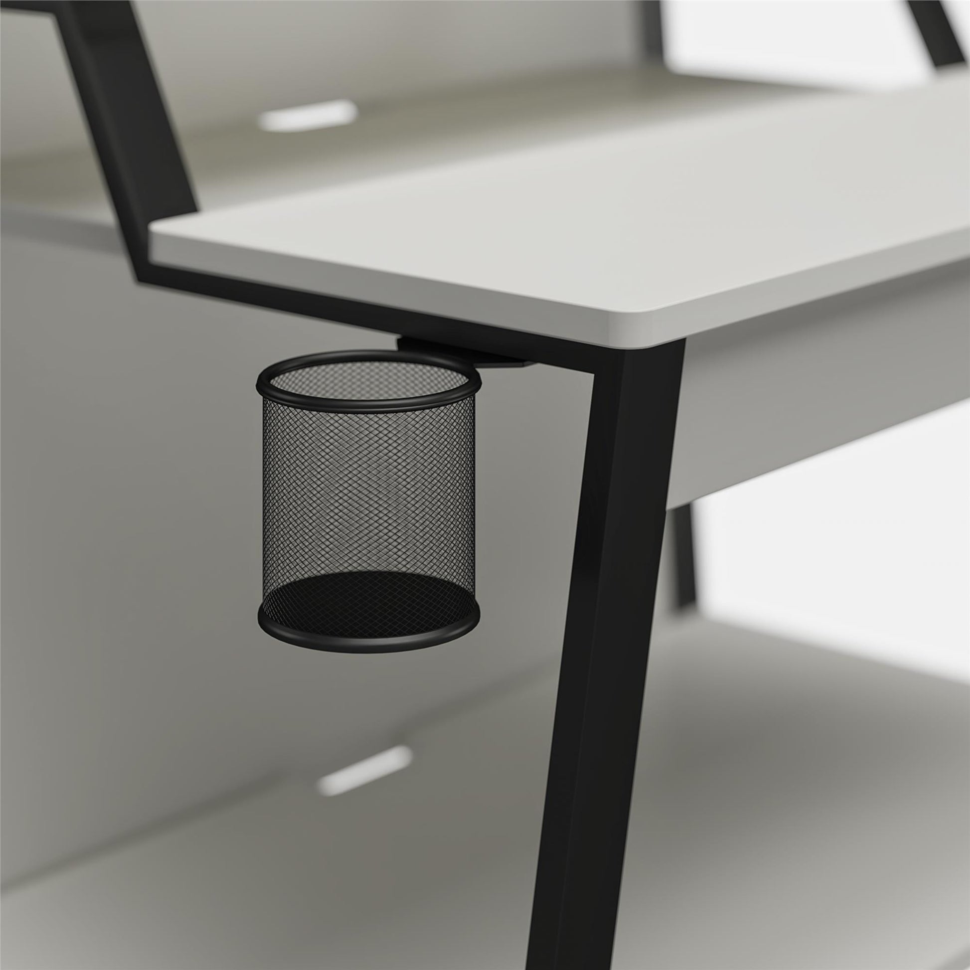 Genesis Standing Gaming Desk Arcade Stand - White