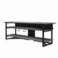 Quest Two-Tier Gaming TV Stand for TVs up to 65 Inches with Controller Holder - Gray