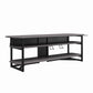 Quest Two-Tier Gaming TV Stand for TVs up to 65 Inches with Controller Holder - Gray