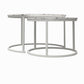 CosmoLiving by Cosmopolitan Amelia Nesting Coffee Tables - Terrazzo