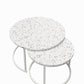 CosmoLiving by Cosmopolitan Amelia Nesting Coffee Tables - Terrazzo
