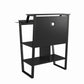 Genesis Standing Gaming Desk or Arcade Stand with LED Lights - Black
