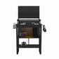 Genesis Standing Gaming Desk or Arcade Stand with LED Lights - Black