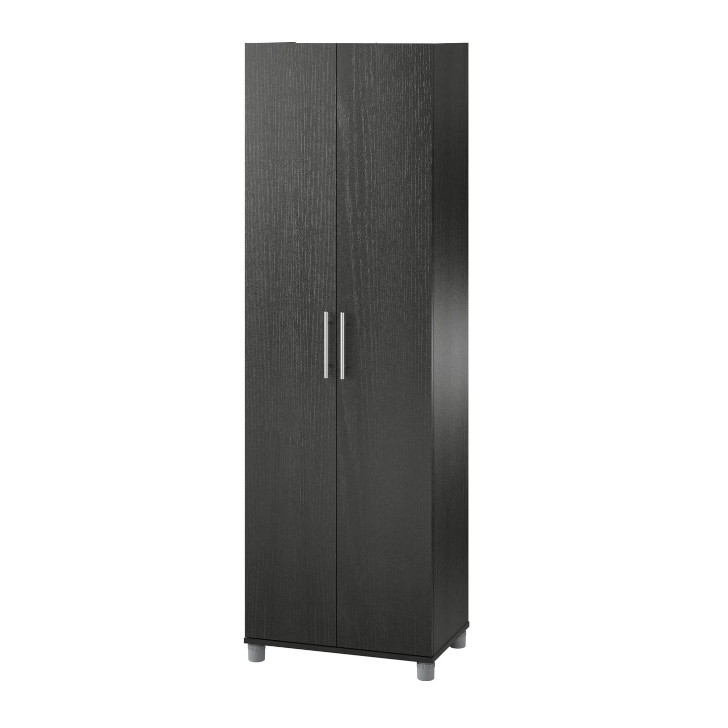 Camberly 24" Utility Storage Cabinet, Black Oak - Black Oak