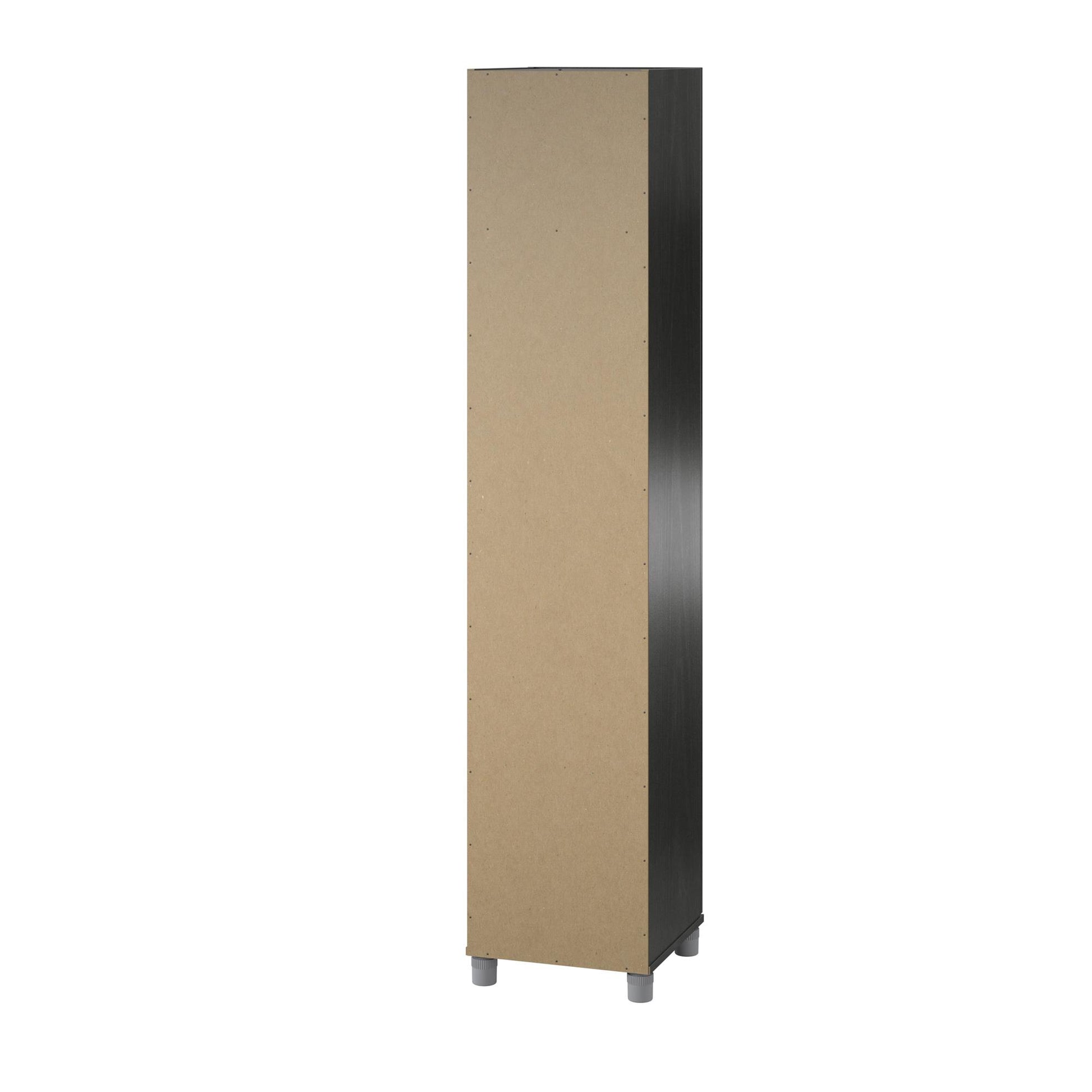 Camberly 16" Utility Storage Cabinet, Black Oak - Black Oak