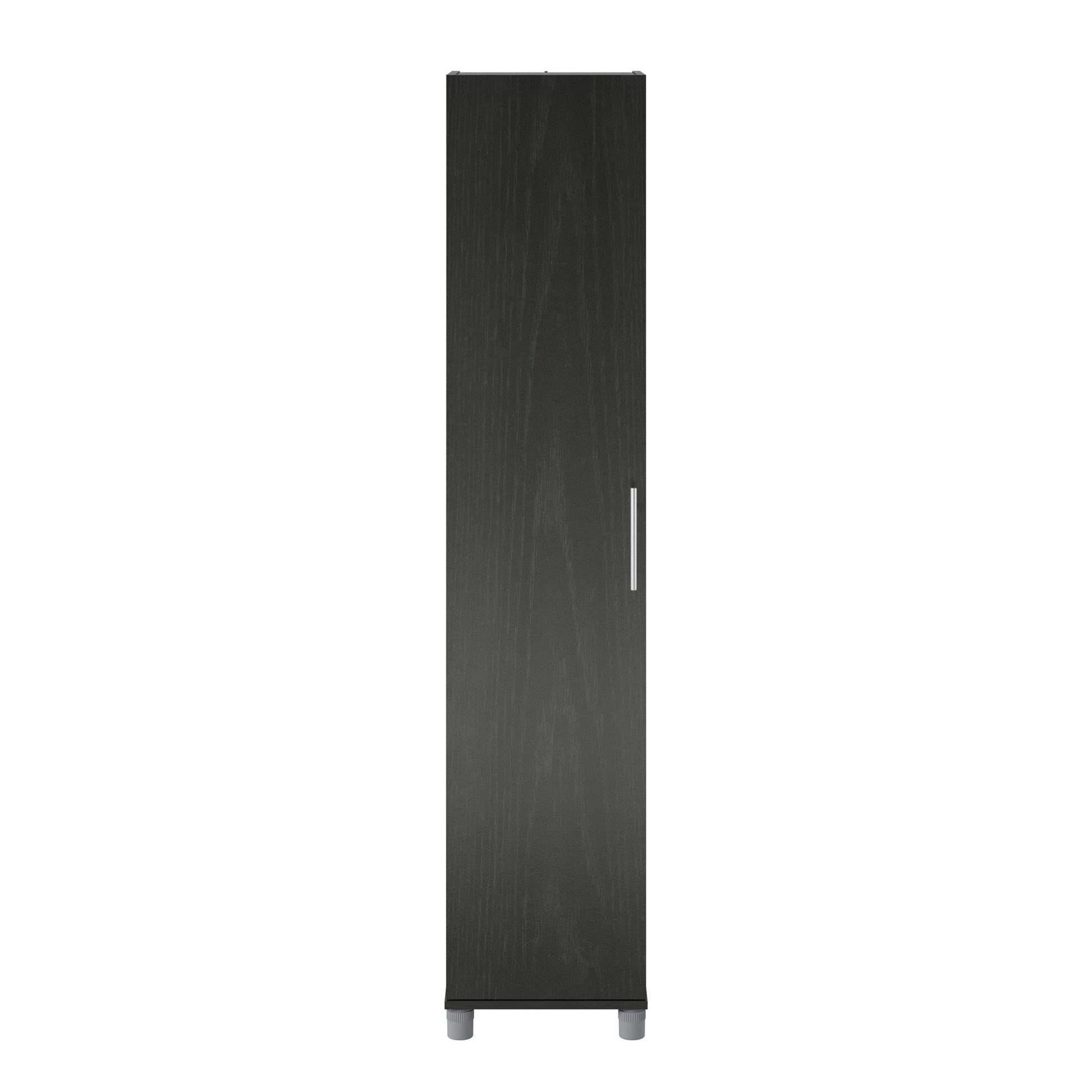 Camberly 16" Utility Storage Cabinet, Black Oak - Black Oak