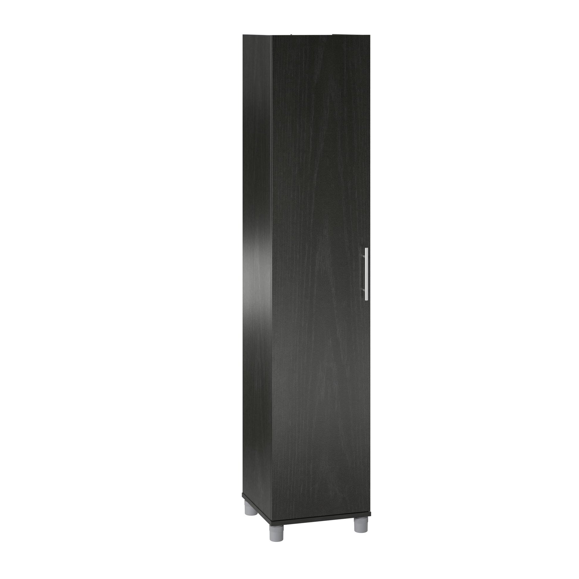 Camberly 16" Utility Storage Cabinet, Black Oak - Black Oak