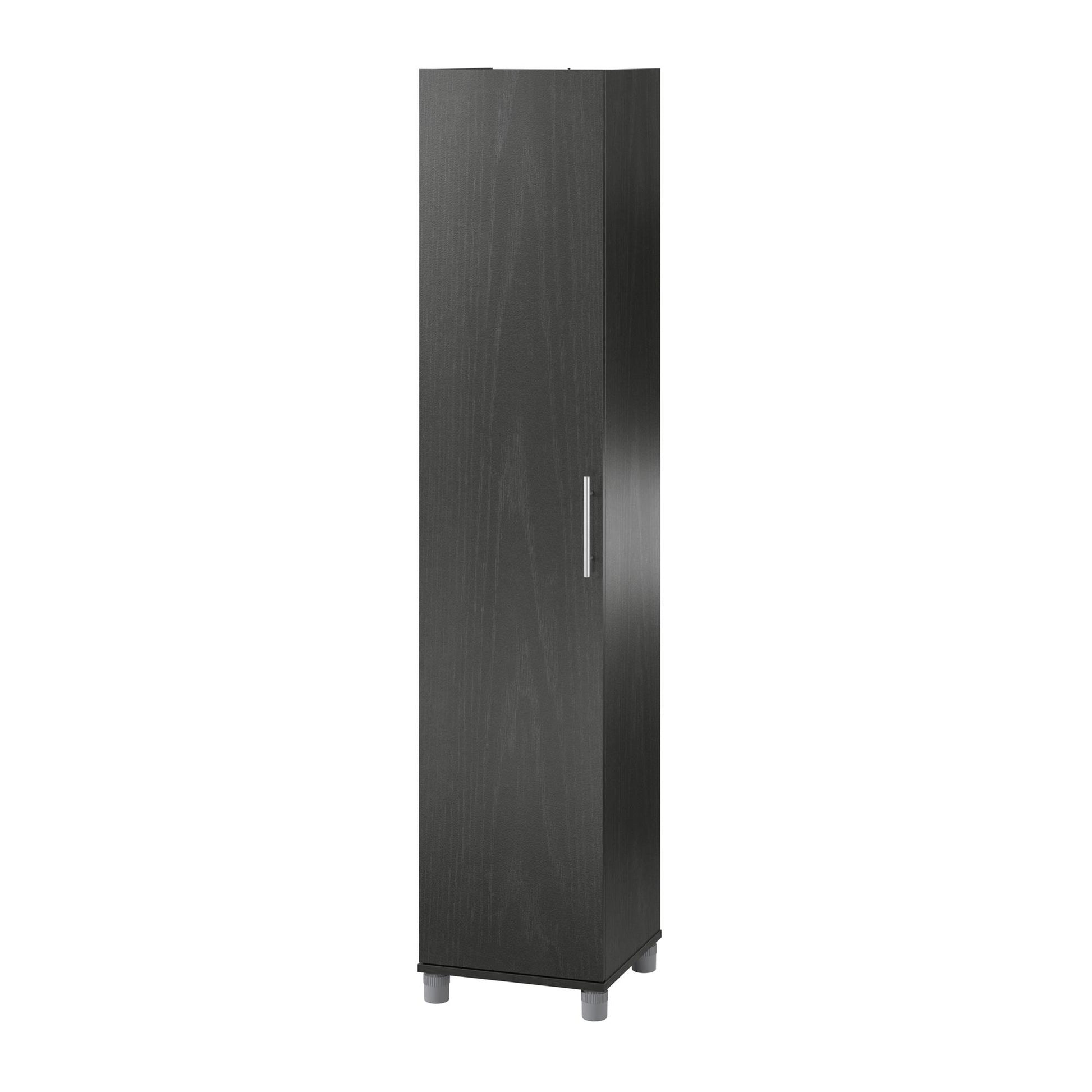 Camberly 16" Utility Storage Cabinet, Black Oak - Black Oak