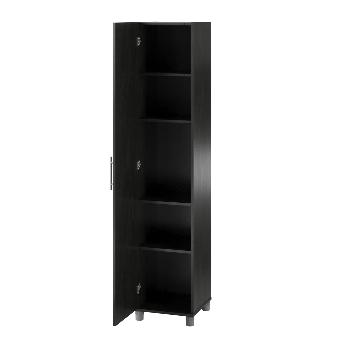 Camberly 16" Utility Storage Cabinet, Black Oak - Black Oak