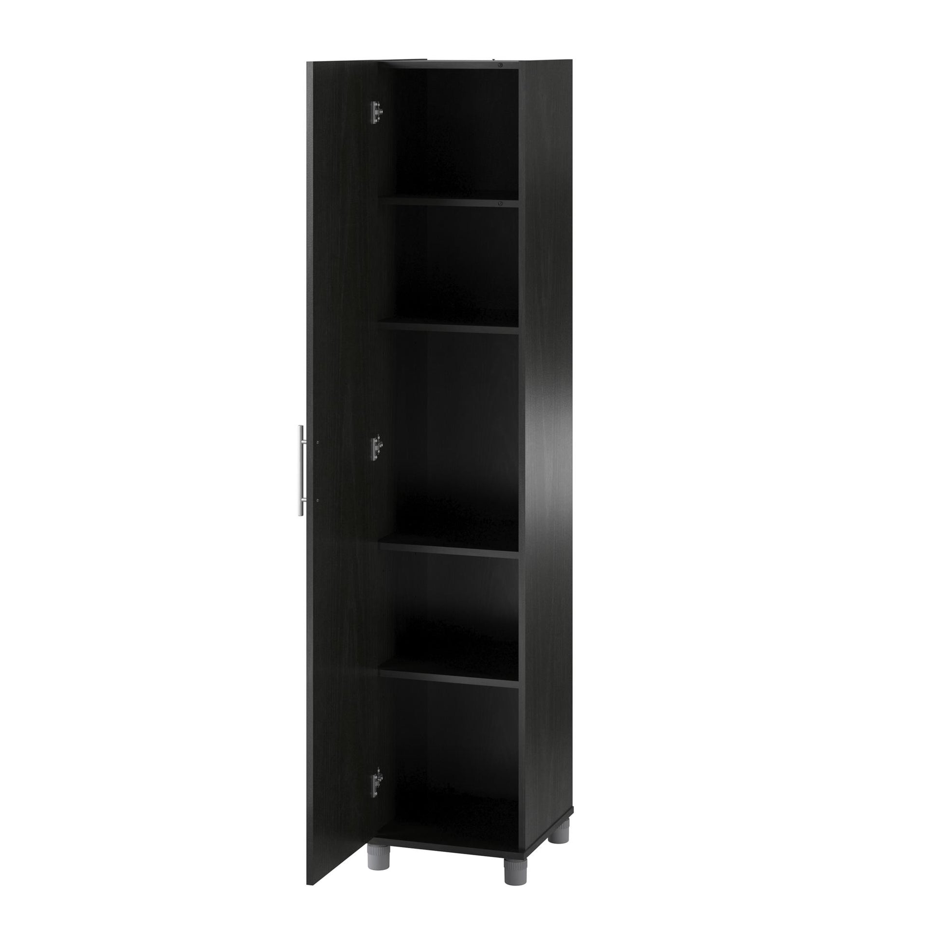 Camberly 16" Utility Storage Cabinet, Black Oak - Black Oak