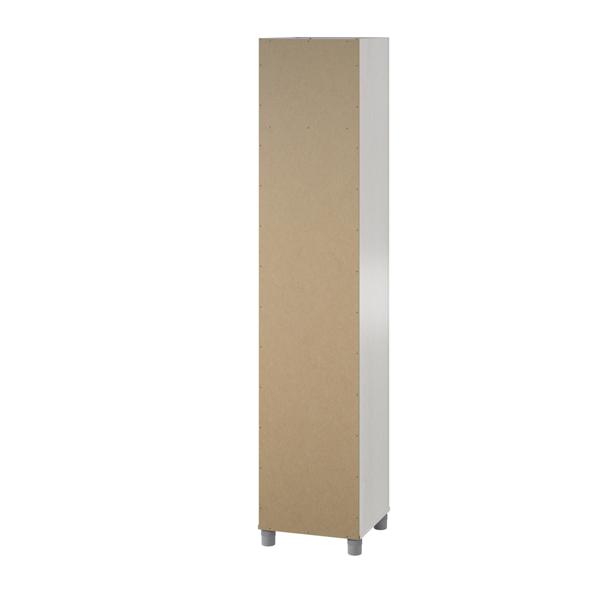 Camberly 16" Utility Storage Cabinet, Ivory Oak - Ivory Oak