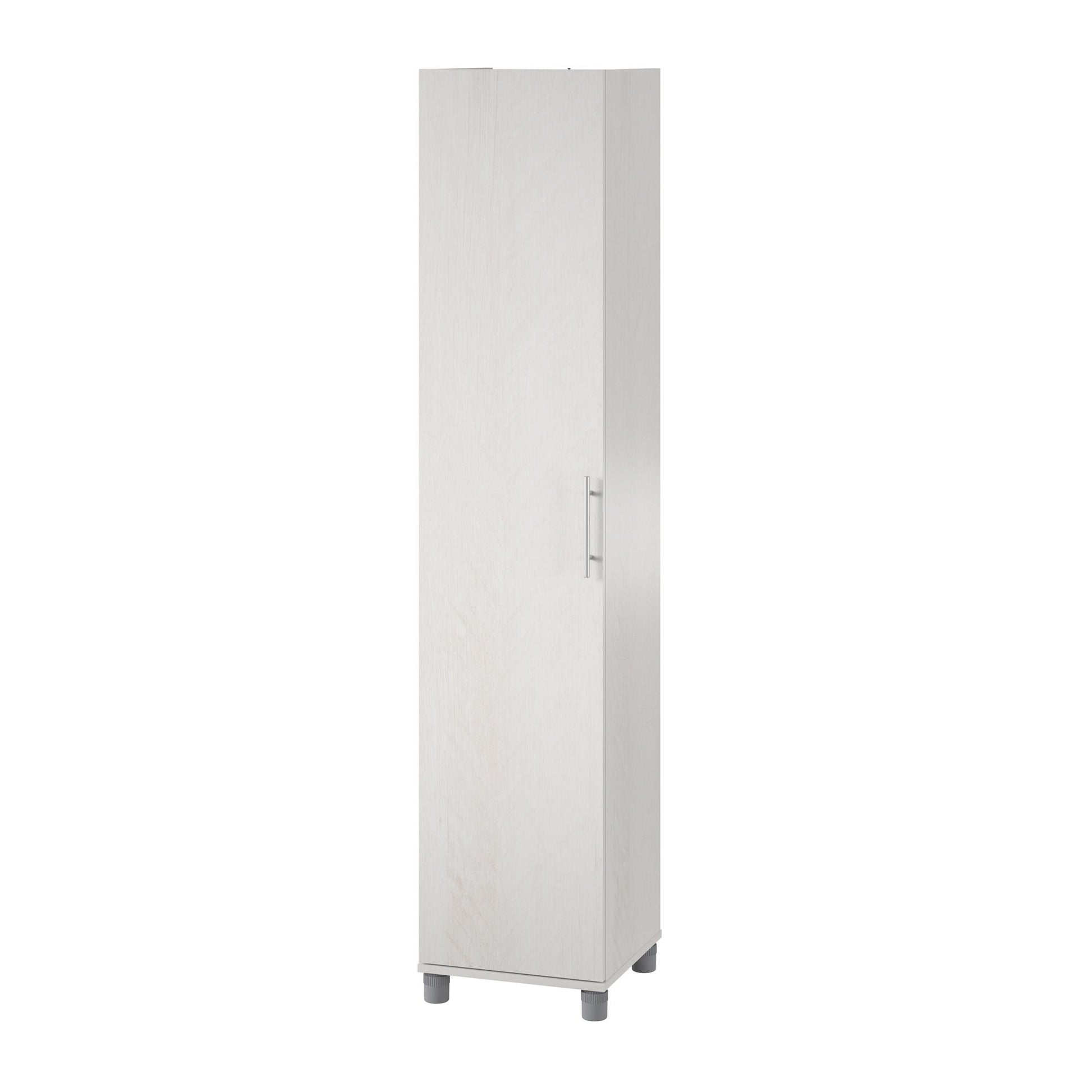 Camberly 16" Utility Storage Cabinet, Ivory Oak - Ivory Oak