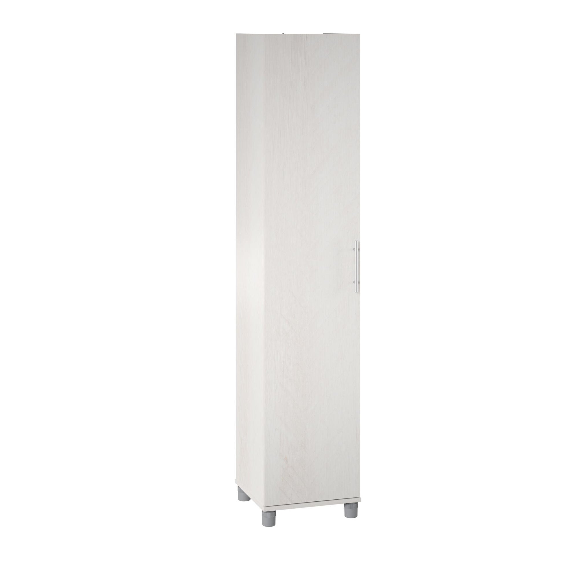 Camberly 16" Utility Storage Cabinet, Ivory Oak - Ivory Oak