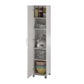 Camberly 16" Utility Storage Cabinet, Ivory Oak - Ivory Oak