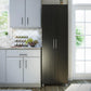 Camberly 24" Utility Storage Cabinet, Black Oak - Black Oak