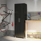 Camberly 24" Utility Storage Cabinet, Black Oak - Black Oak
