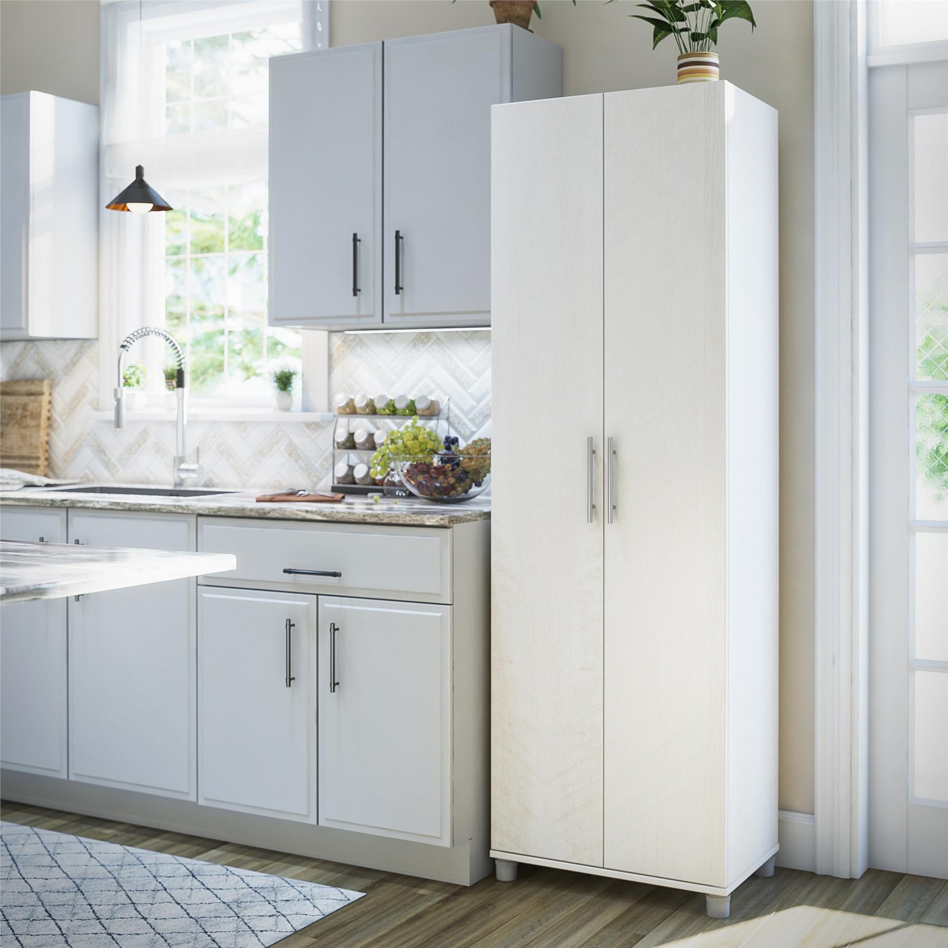 Camberly 24" Utility Storage Cabinet - Ivory Oak