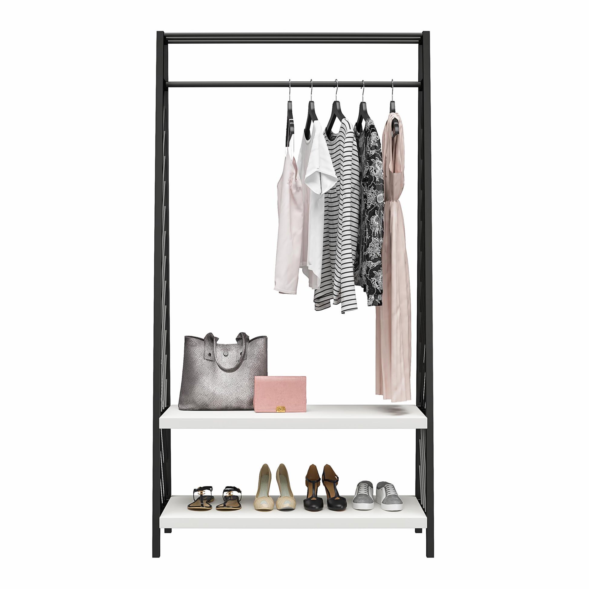 CosmoLiving by Cosmopolitan Brielle Entryway Storage, White - White