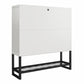 CosmoLiving by Cosmopolitan Brielle Entryway Shoe Storage, White - White