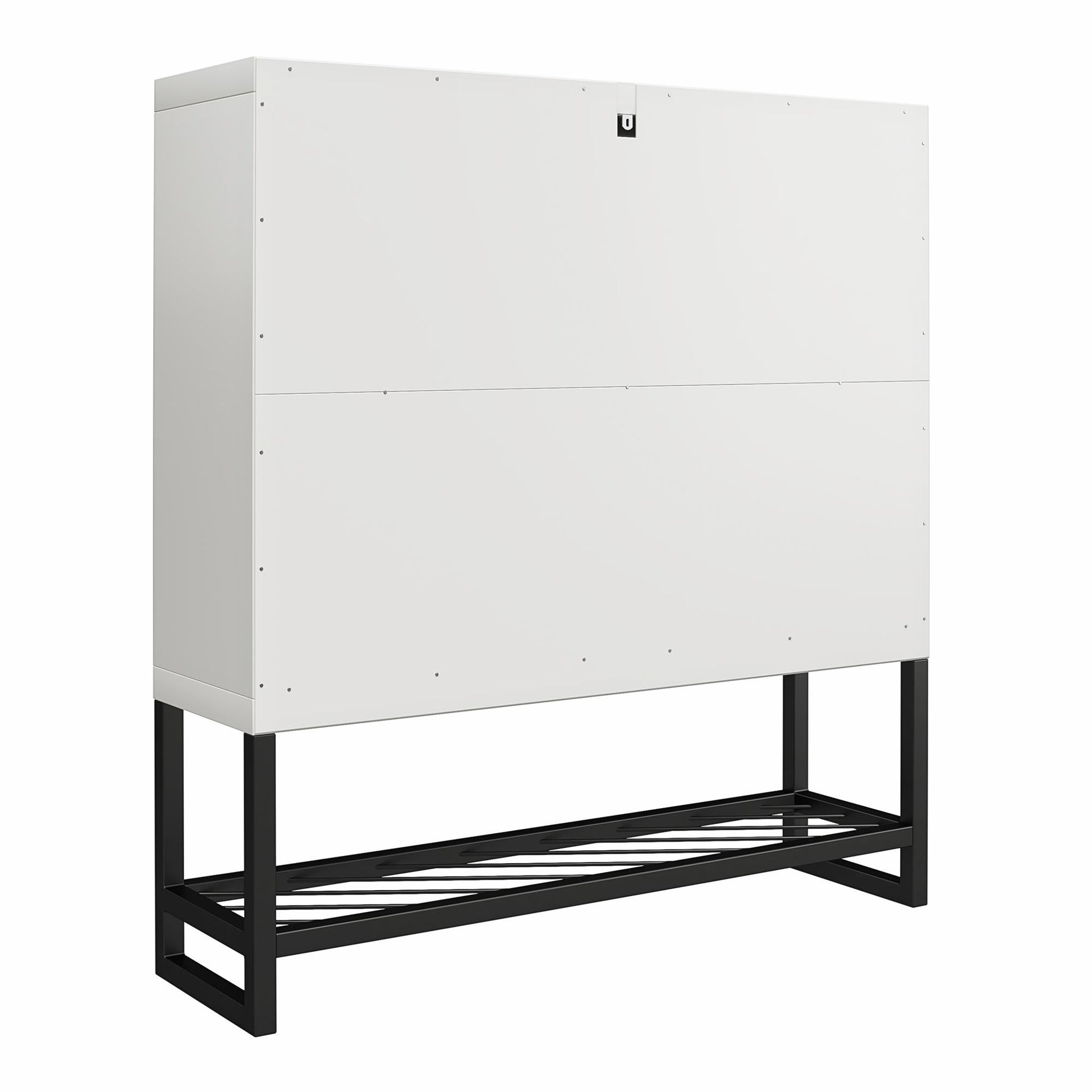 CosmoLiving by Cosmopolitan Brielle Entryway Shoe Storage, White - White