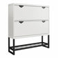 CosmoLiving by Cosmopolitan Brielle Entryway Shoe Storage, White - White