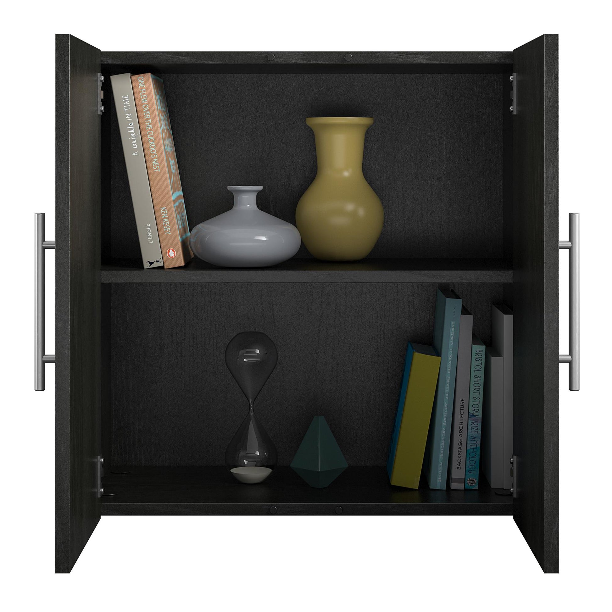 Camberly 24" Wall Cabinet, Black Oak - Black Oak