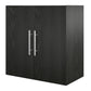 Camberly 24" Wall Cabinet, Black Oak - Black Oak