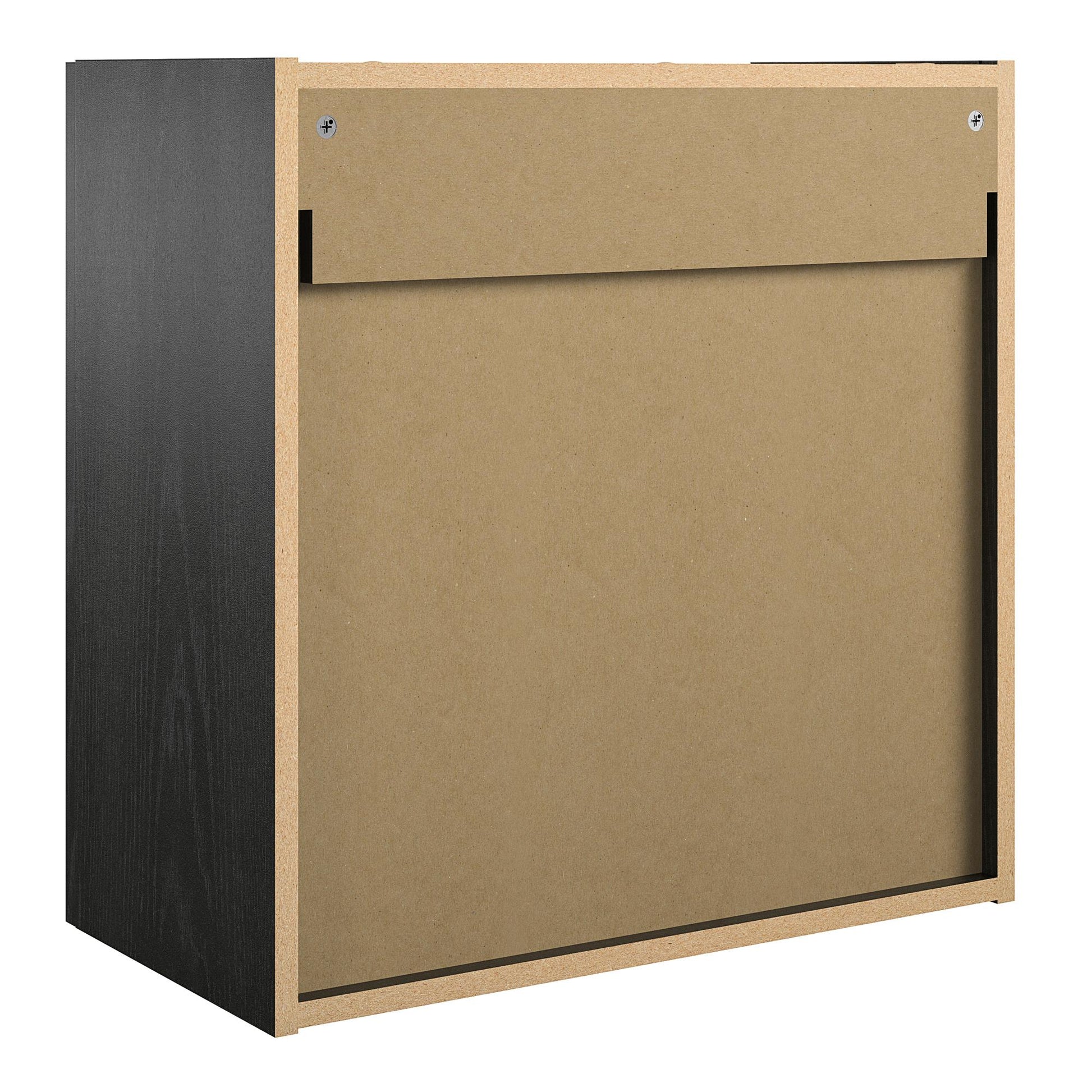 Camberly 24" Wall Cabinet, Black Oak - Black Oak