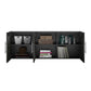 Camberly 54" Wall Cabinet, Black Oak - Black Oak