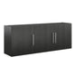 Camberly 54" Wall Cabinet, Black Oak - Black Oak