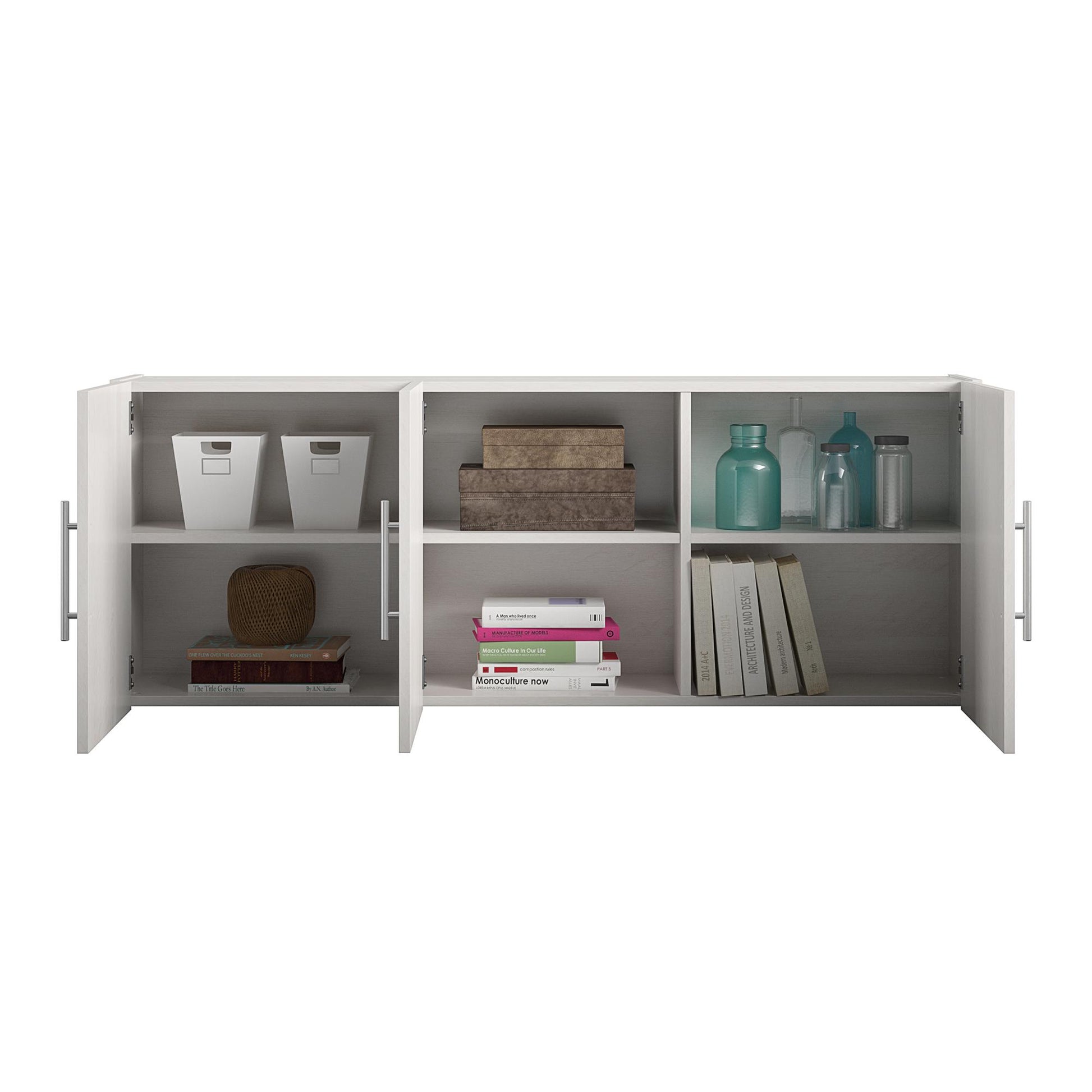 Camberly 54" Wall Cabinet, Ivory Oak - Ivory Oak