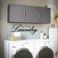 Camberly 54" Wall Cabinet, Graphite Gray - Graphite Grey