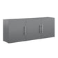 Camberly 54" Wall Cabinet, Graphite Gray - Graphite Grey