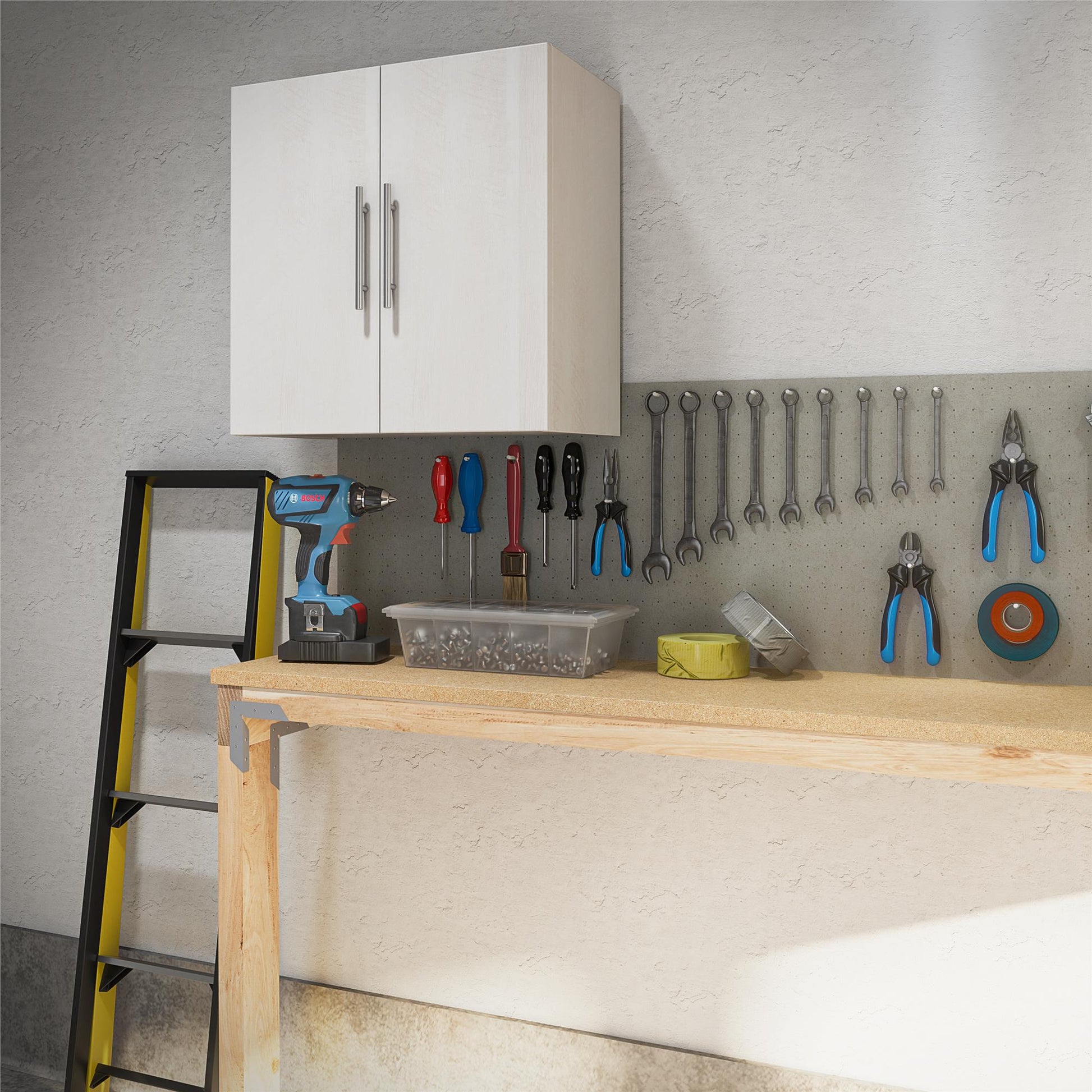 Camberly 24" Wall Cabinet - Ivory Oak