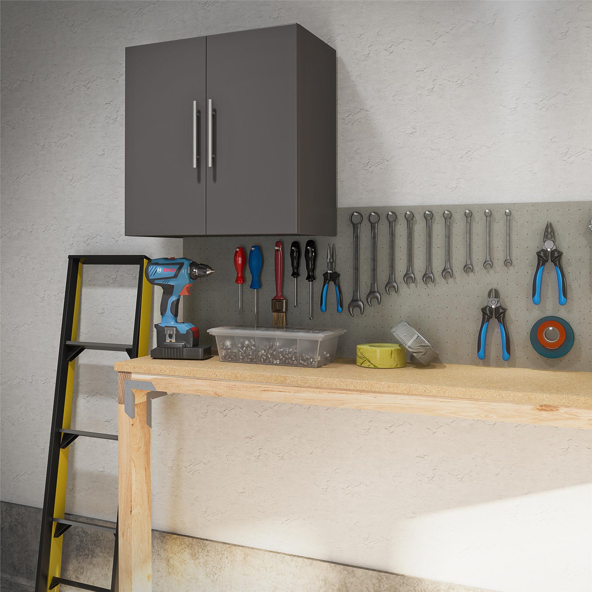 Camberly 24" Wall Cabinet - Graphite Grey