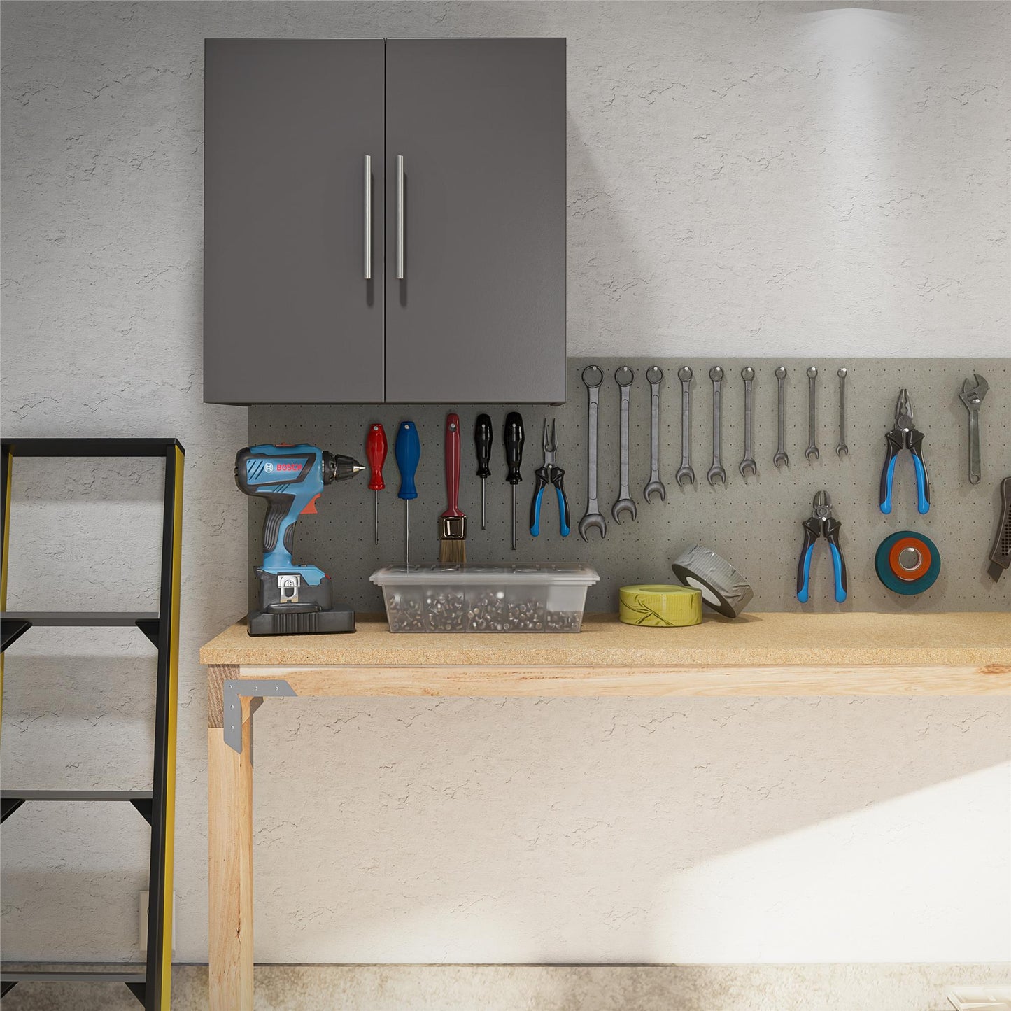 Camberly 24" Wall Cabinet - Graphite Grey