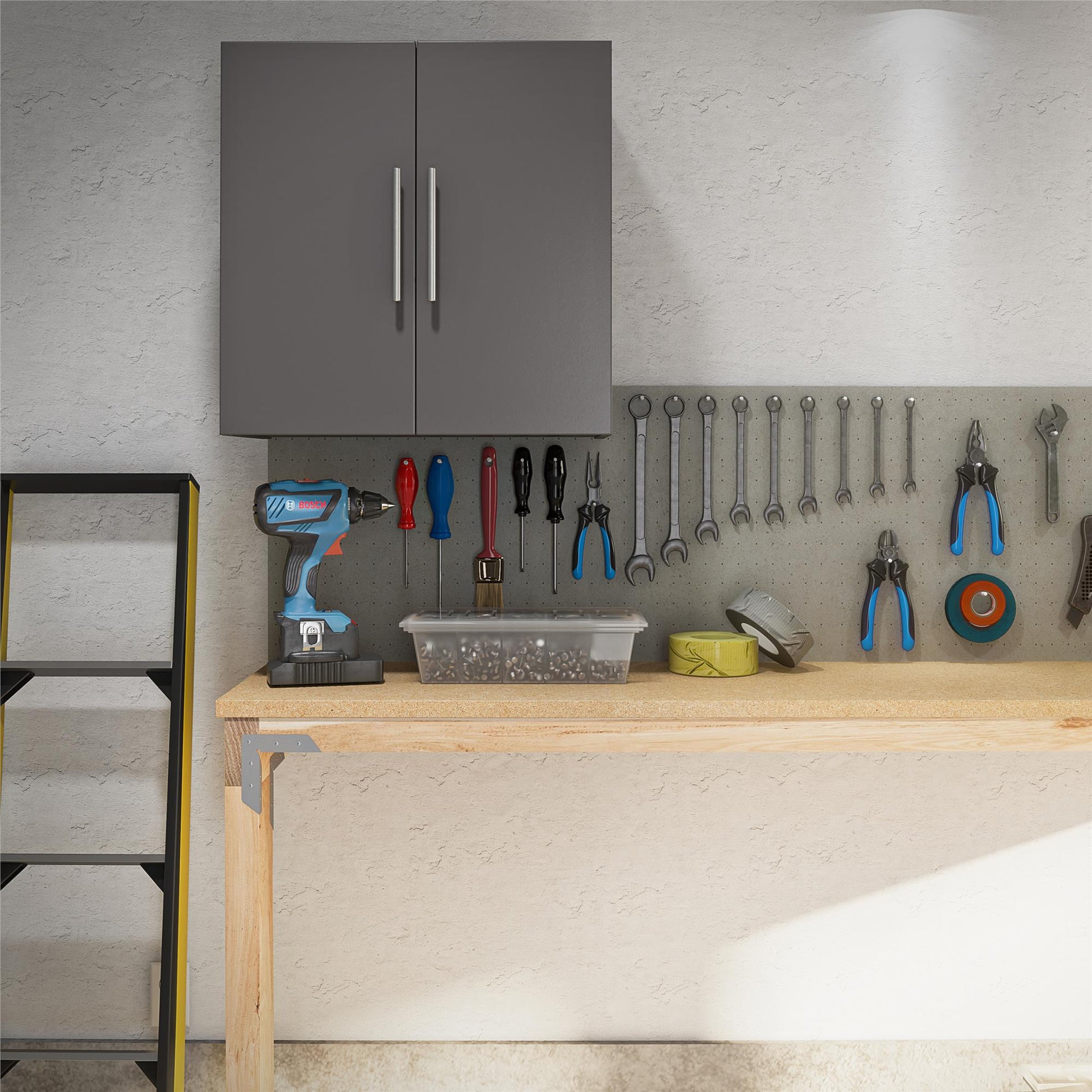 Camberly 24" Wall Cabinet - Graphite Grey