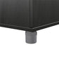 Camberly 4 Door/1 Drawer Storage Cabinet, Black Oak - Black Oak