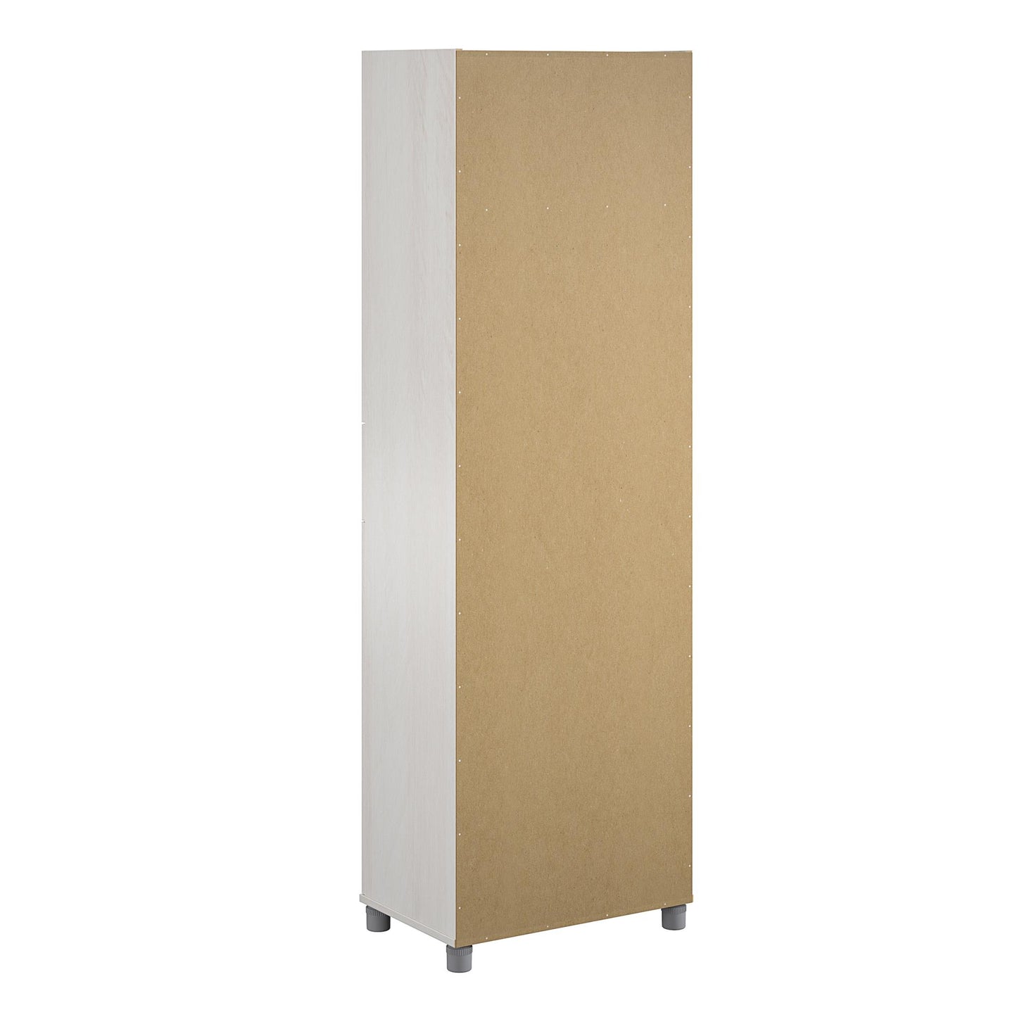 Camberly 4 Door/1 Drawer Storage Cabinet, Ivory Oak - Ivory Oak
