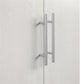 Camberly 4 Door/1 Drawer Storage Cabinet, Ivory Oak - Ivory Oak