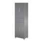 Camberly 4 Door/1 Drawer Storage Cabinet - Graphite Grey