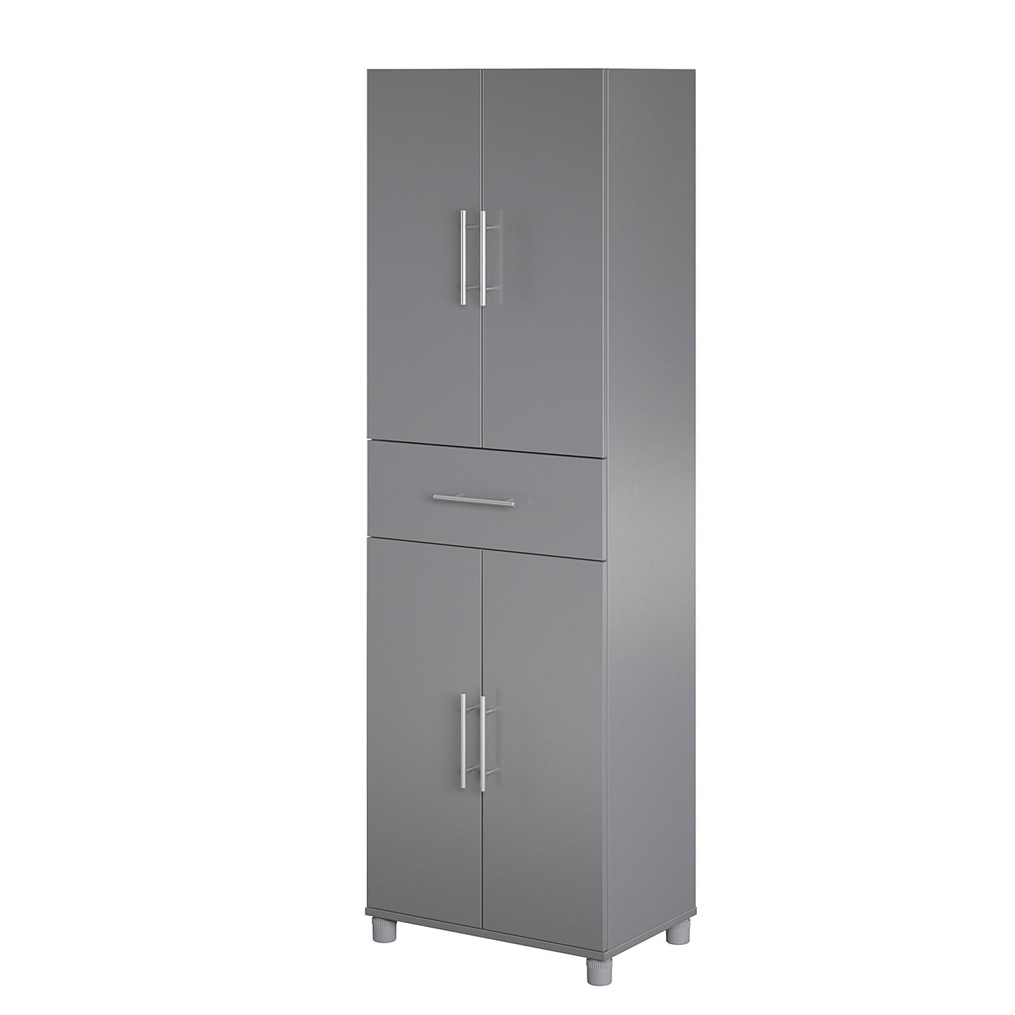 Camberly 4 Door/1 Drawer Storage Cabinet - Graphite Grey
