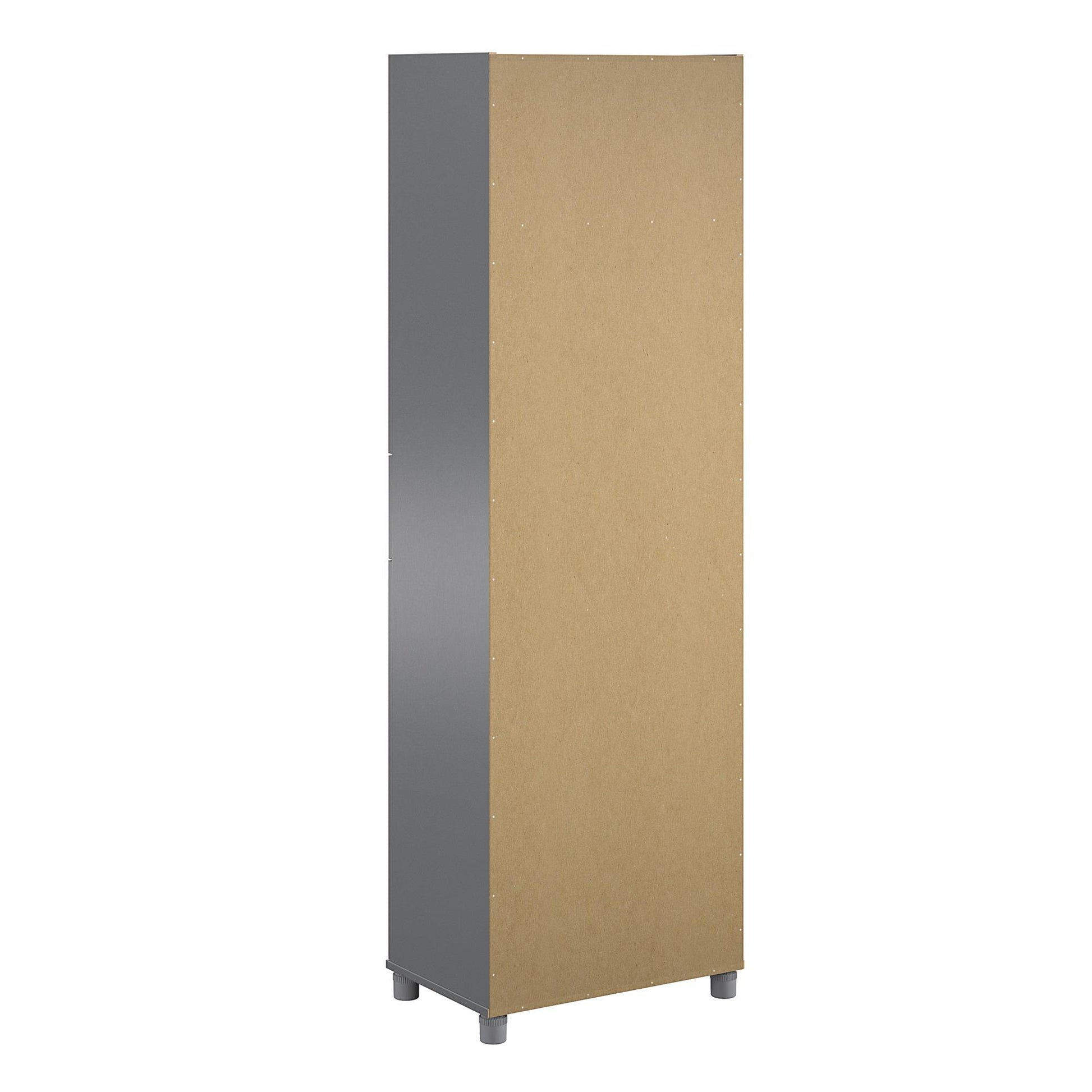 Camberly 4 Door/1 Drawer Storage Cabinet - Graphite Grey