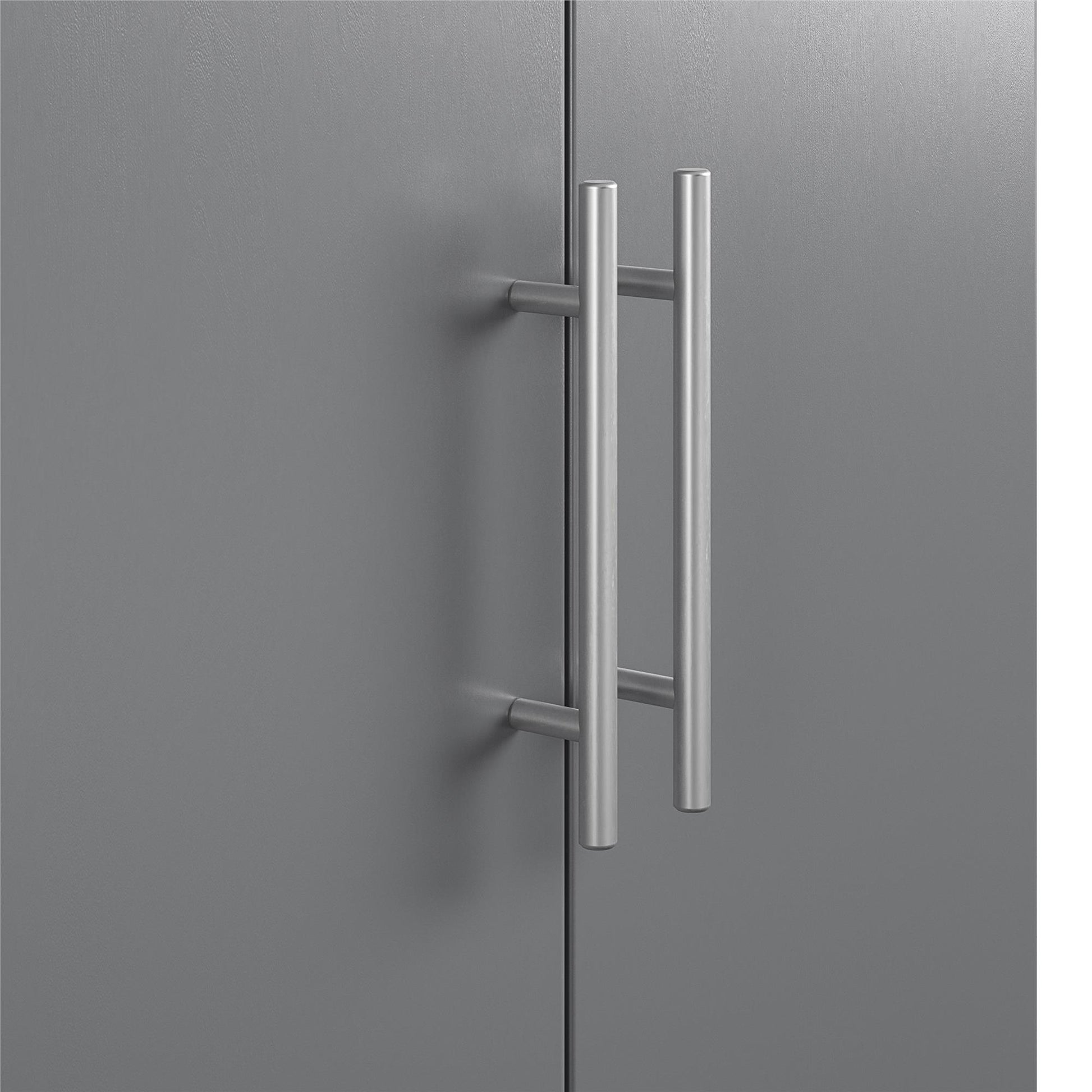 Camberly 4 Door/1 Drawer Storage Cabinet - Graphite Grey