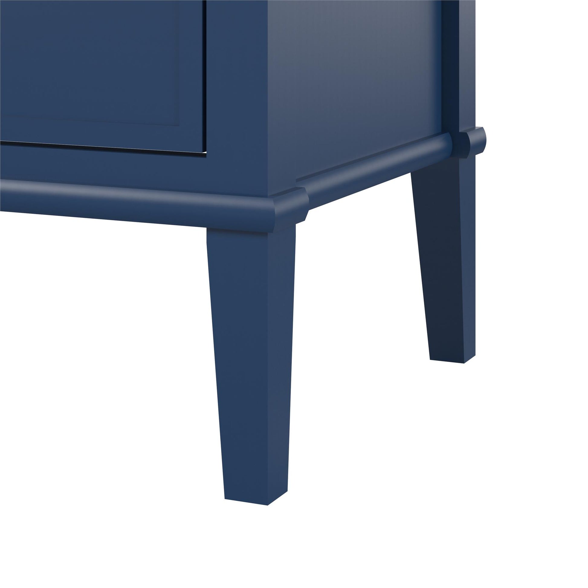 Franklin 6 Drawer Dresser with Durable Metal Slides - Navy